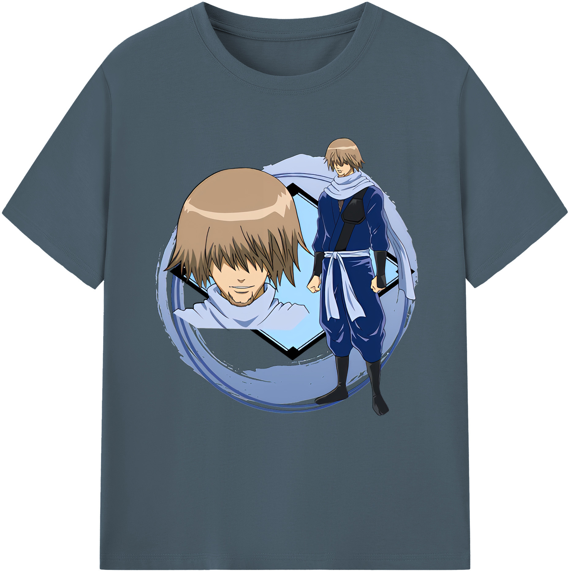 （画像用） ぎんたま 坂田銀時（さかたぎんとき） 神楽 志村新八（しむら しんぱち） GINTAMA Sakata Gintoki Kagura Shimura Shinpachi 綿100％半袖Tシャツ（フロントプリント）